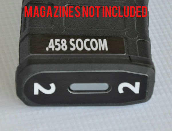 5.56 MAGAZINE STICKERS fits MAGPUL PMAG 30 GEN M3 AR15-M4 GREY NUMBERS 7-12 
